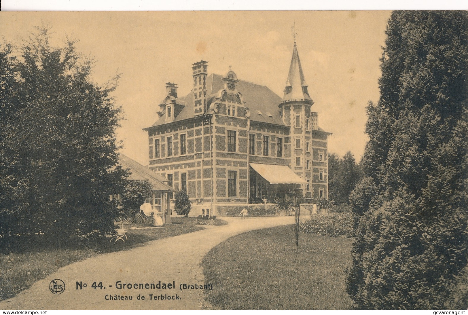 GROENENDAEL  CHATEAU DE TERBLOCK                  2 AFBEELDINGEN - Hoeilaart