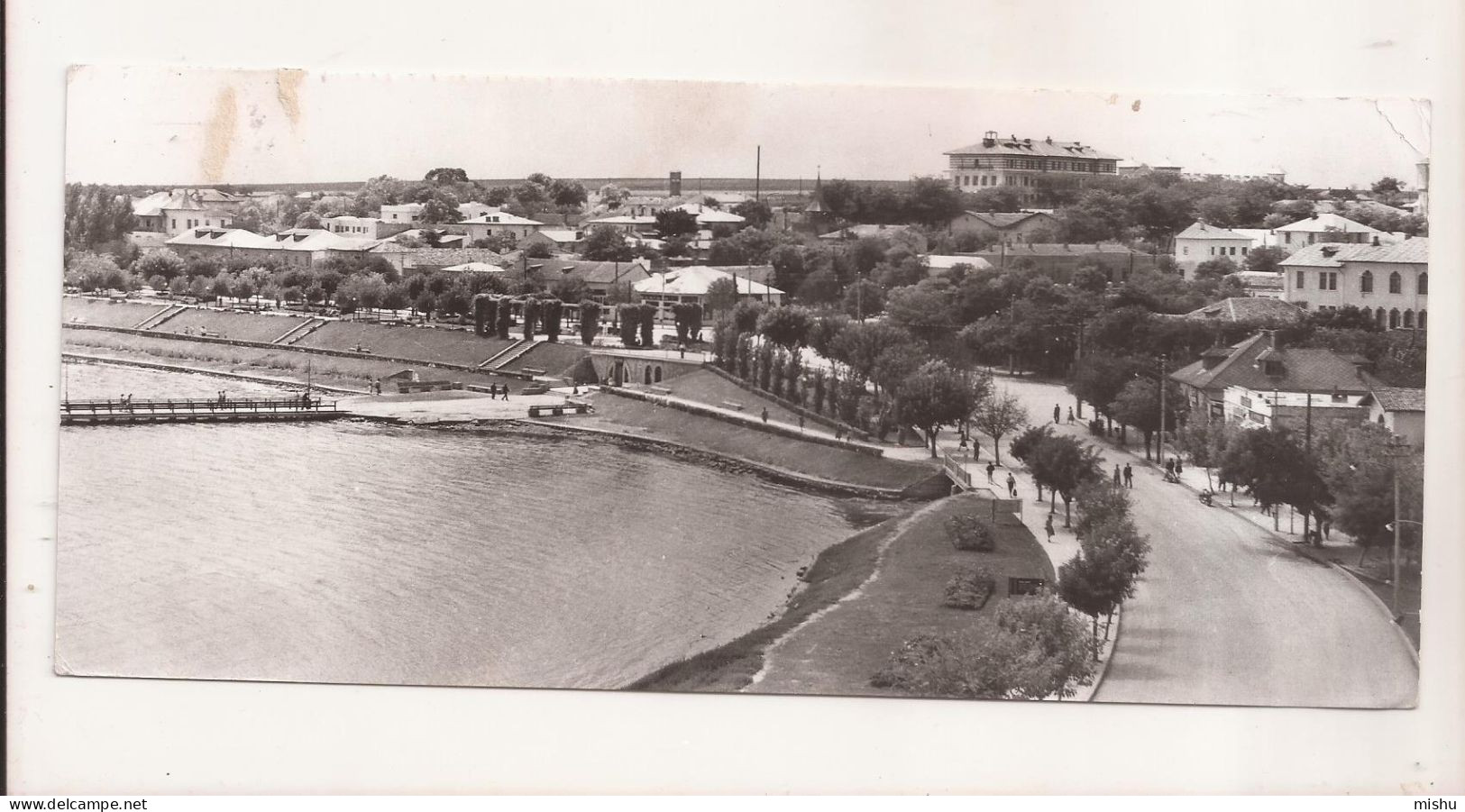 RF34 - Postcard - ROMANIA - Techirghiol, Pe Malul Lacului, Format Lung. Circulated 1965 - Roumanie