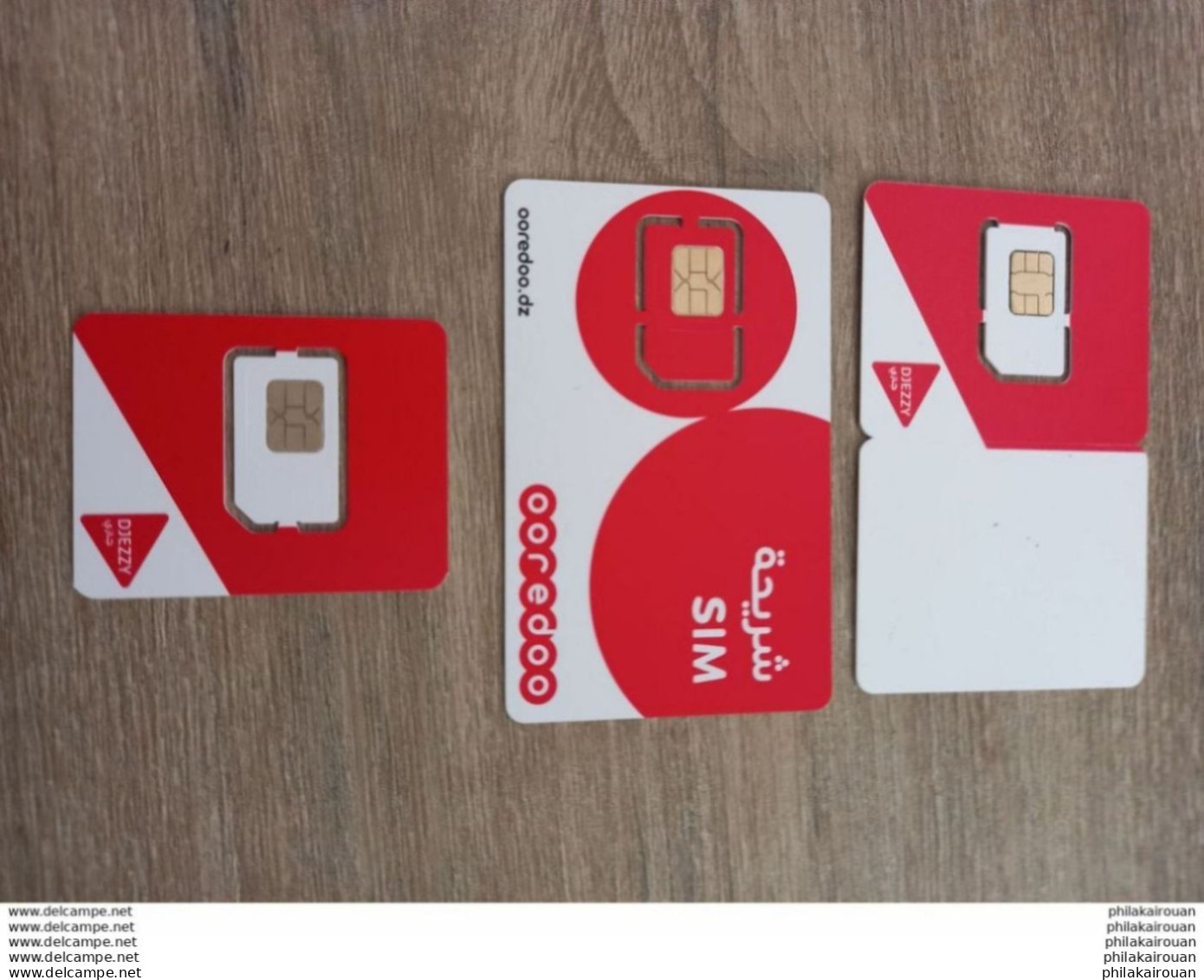 Cartes SIM Neuve Ooredoo Et Djezzy - Argelia