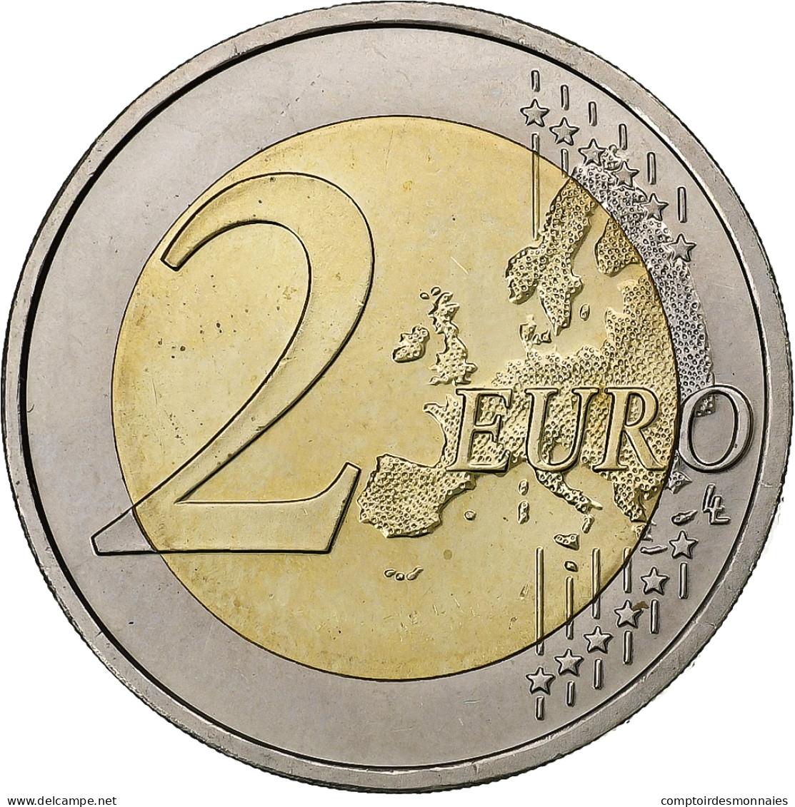 Lettonie, 2 Euro, 2014, Stuttgart, SPL, Bimétallique, KM:157 - Lettland