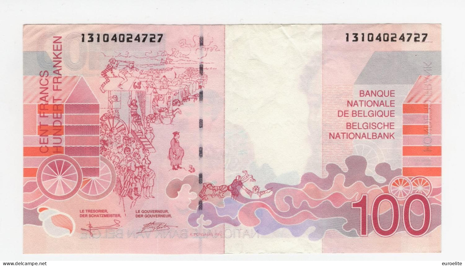 Belgio - 100 Francs 1995/2001 - [ 9] Colecciones