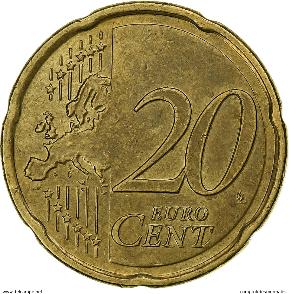 Grèce, 20 Euro Cent, 2010, Athènes, SUP+, Laiton, KM:185 - Grèce