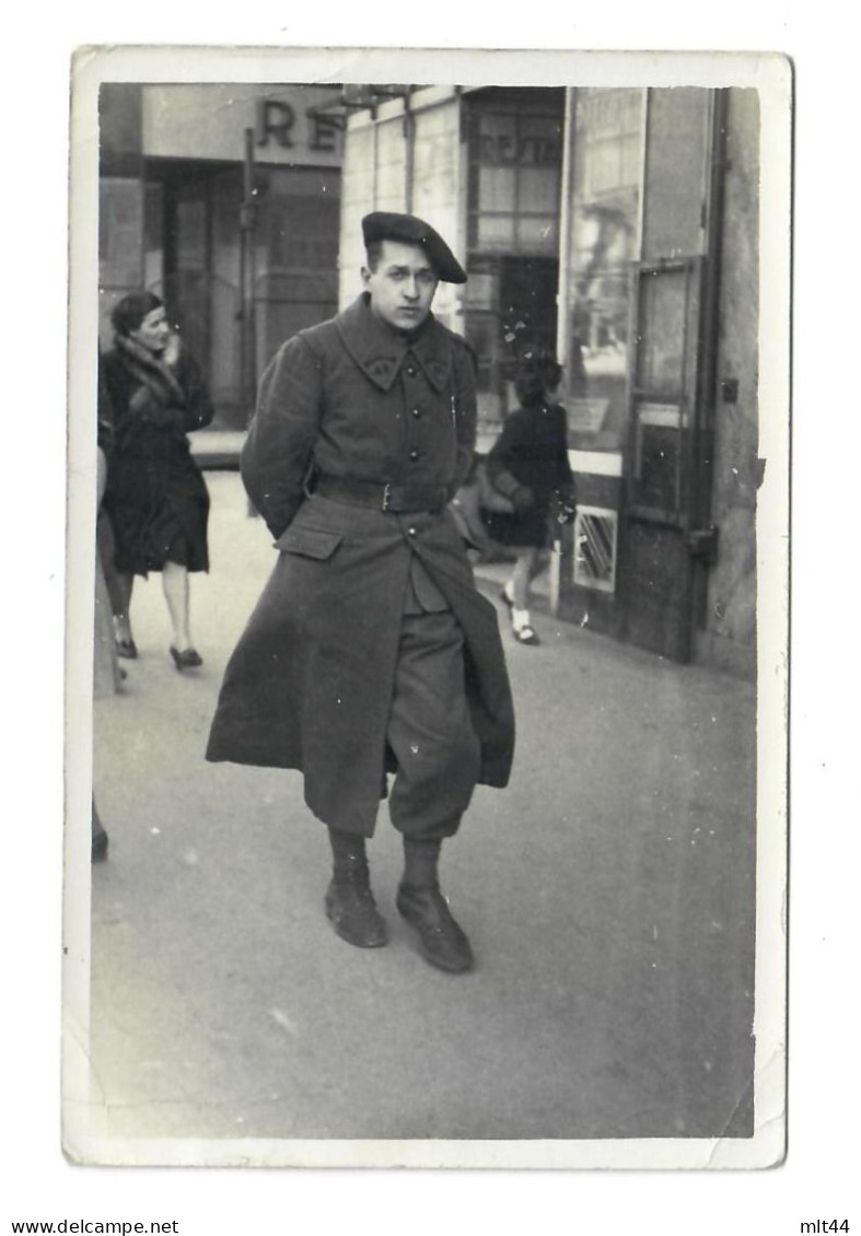 Militaria - Jeune Militaire Col (43 Ou 45) Photographie Marseille - Other Wars