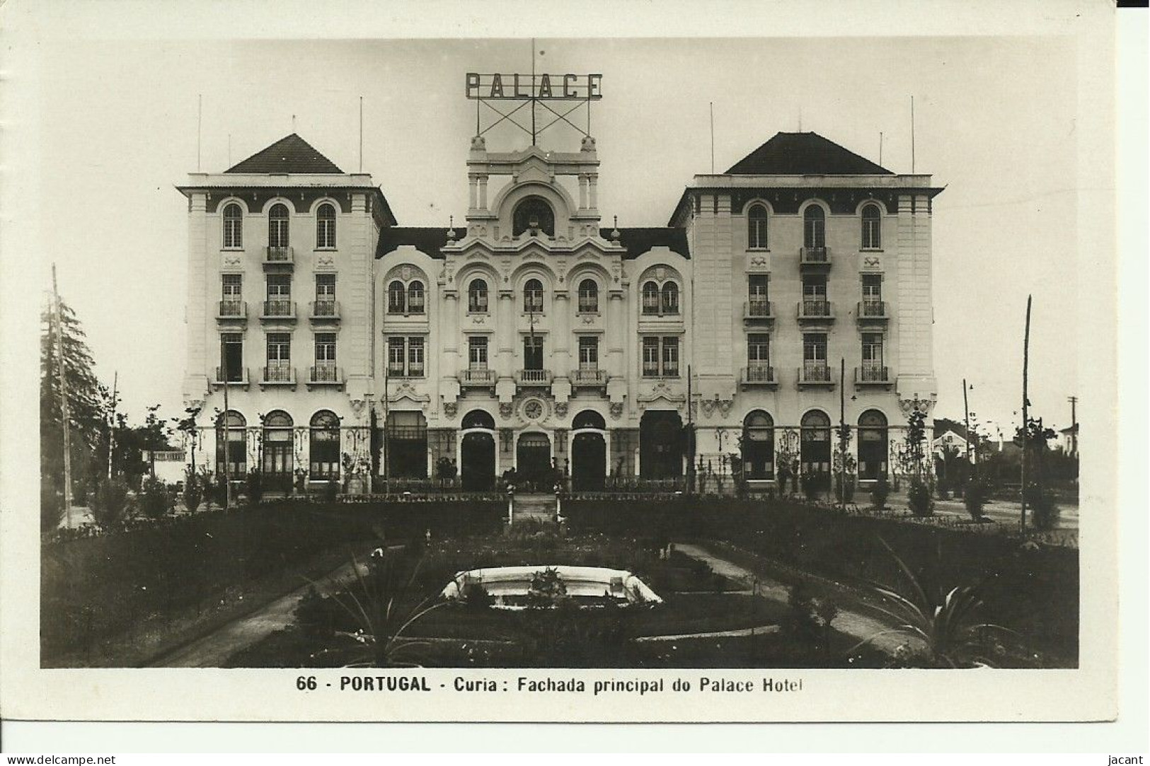 Portugal - Curia - Fachada Principal Do Palace Hotel - Aveiro