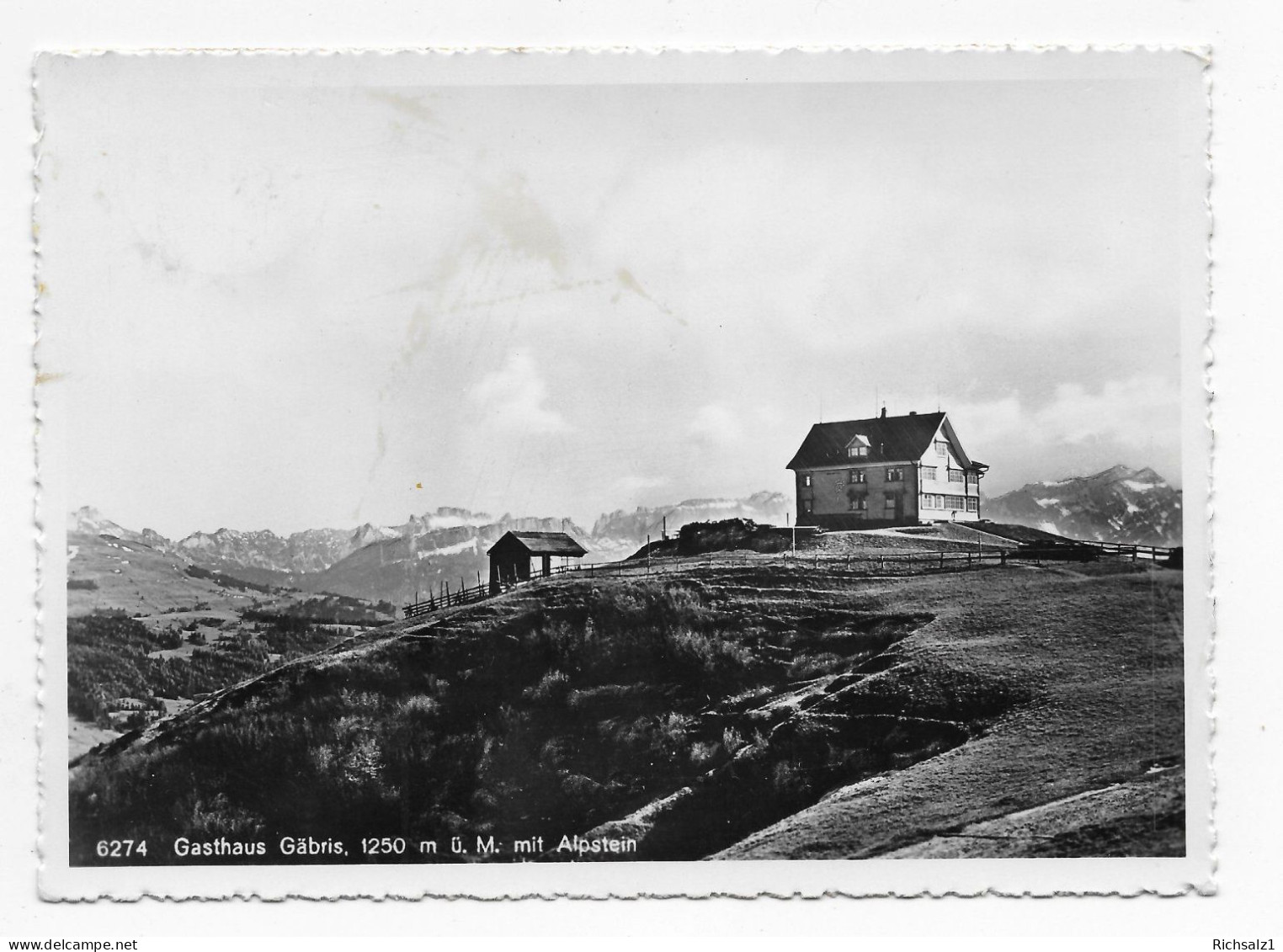 Heimat Appenzell :  Ansicht Von Gretschins Mit Alvier Um 1940 - Autres & Non Classés