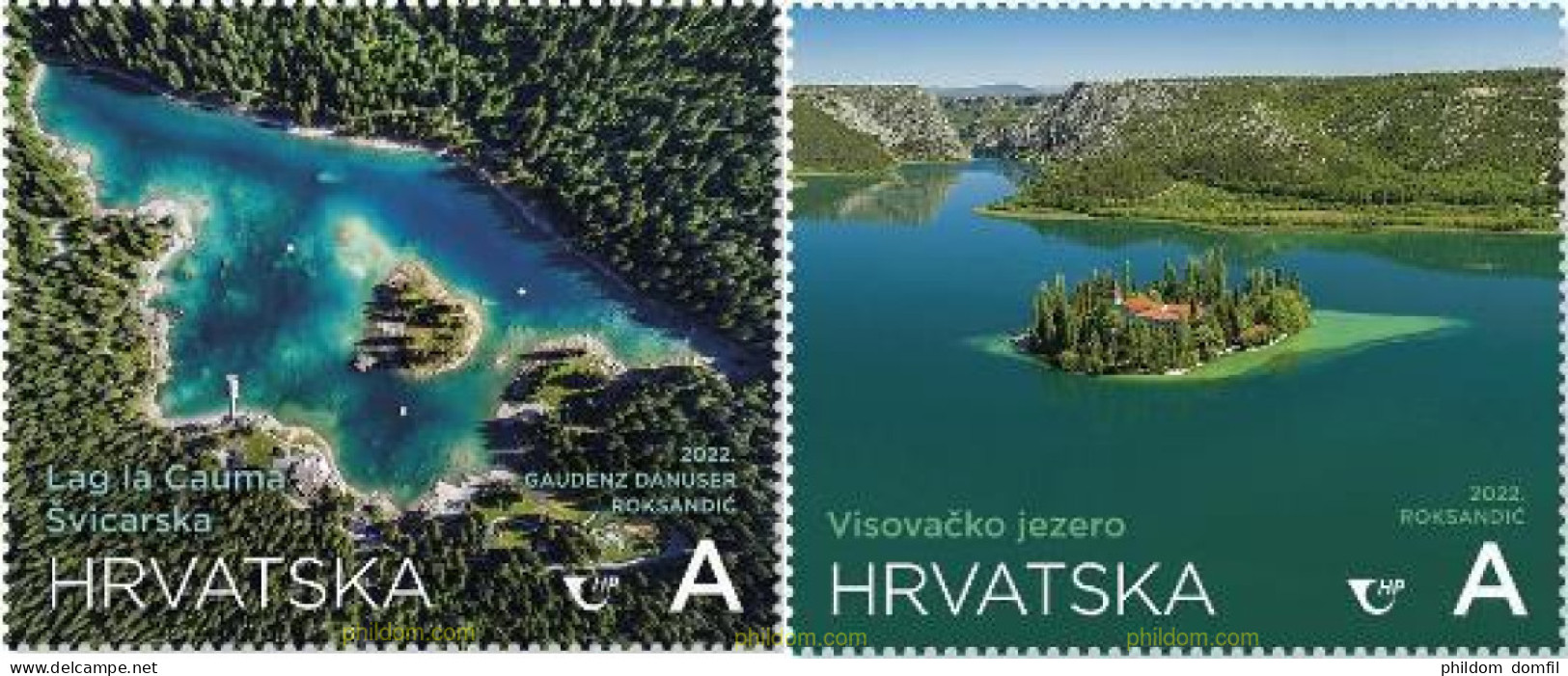 727998 MNH CROACIA 2022 ANIVERSARIO RELACIONES COMERCIALES ENTRE SUIZA Y CROACIA - Kroatien