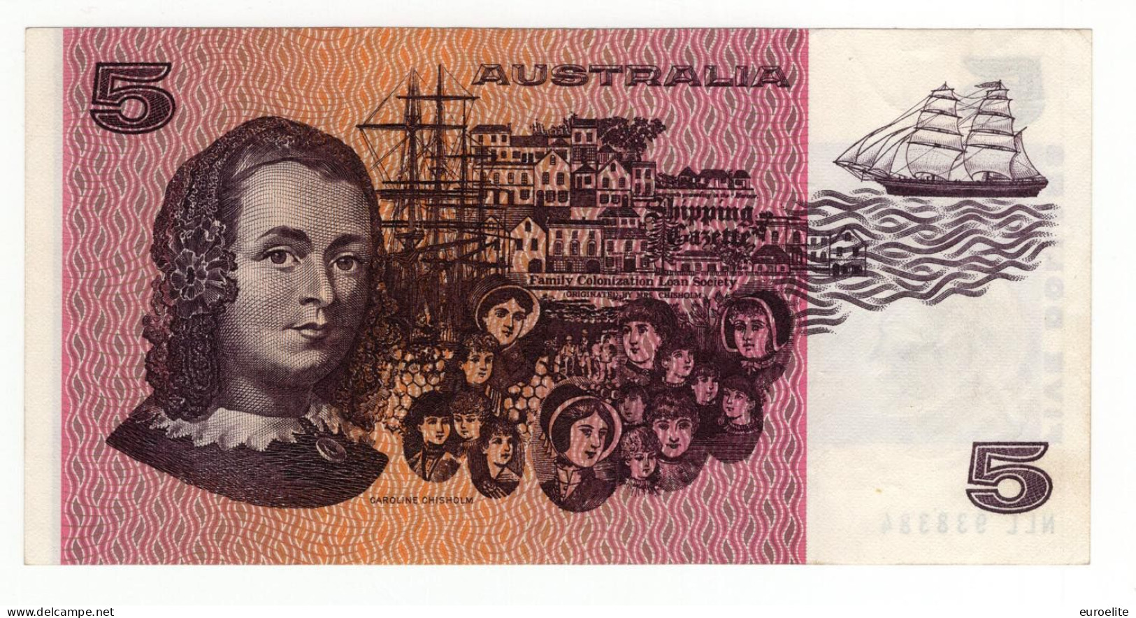 Australia - Elisabetta II (1952-2022) 5 Dollari 1974 - Moneda Local