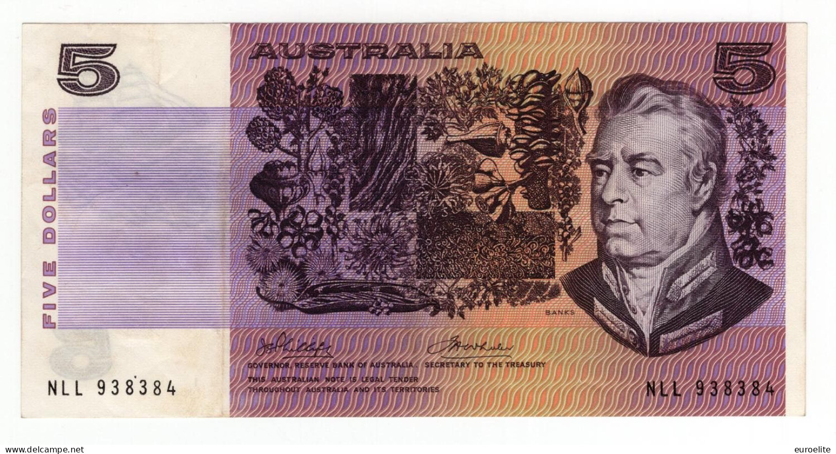 Australia - Elisabetta II (1952-2022) 5 Dollari 1974 - Local Currency