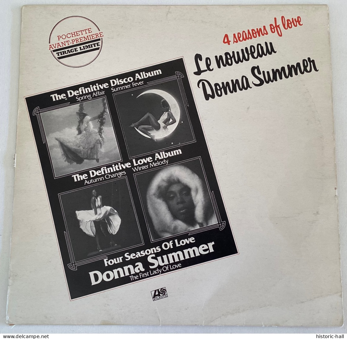 DONNA SUMMER - 4 Seasons Of Love - LP - 1976 - French Press - Disco & Pop