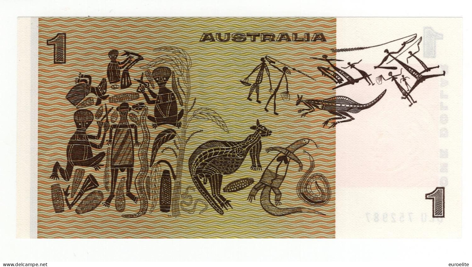 Australia - Elisabetta II (1952-2022) 1 Dollaro 1983 - 1974-94 Australia Reserve Bank (papier)
