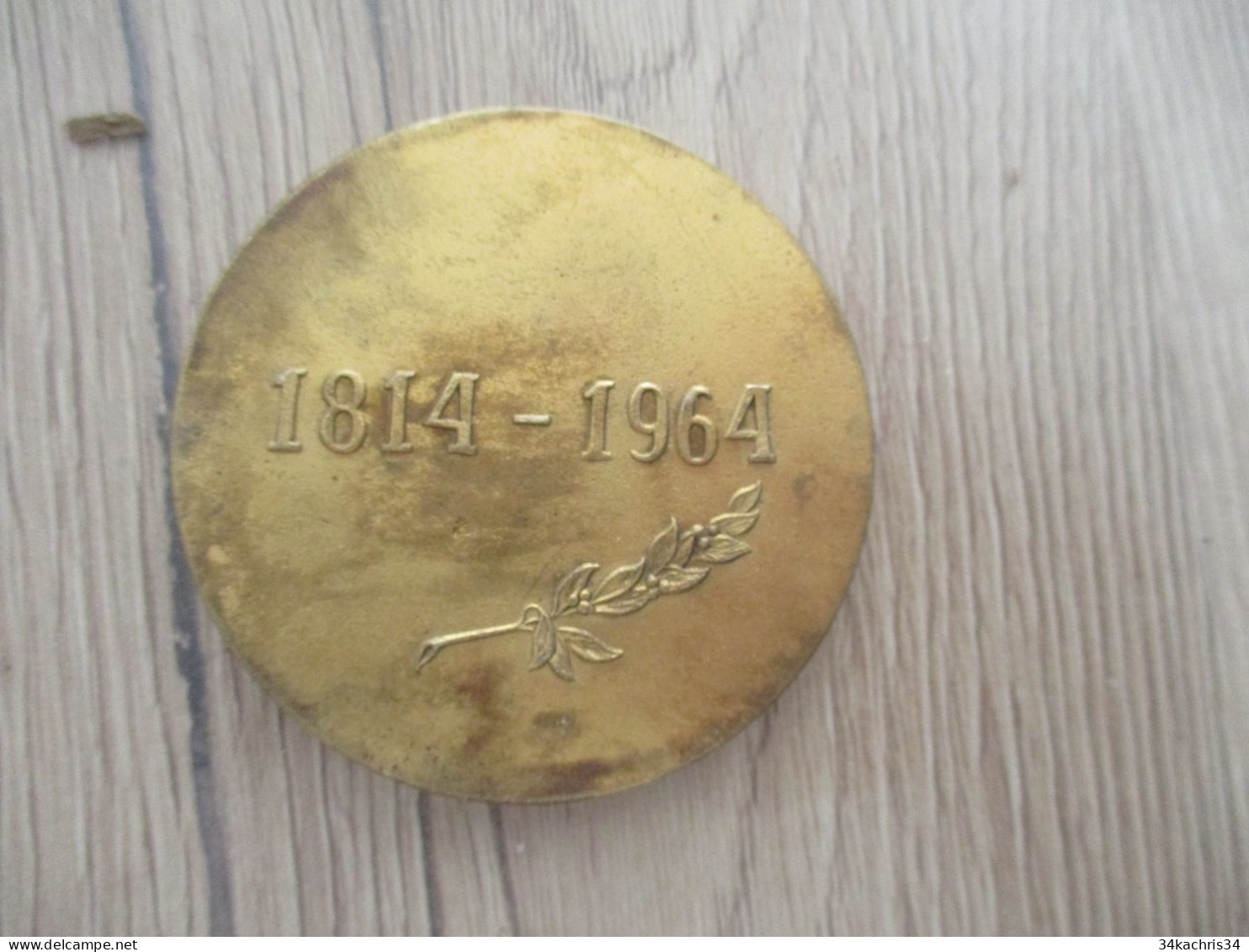 Médaille Couleur Or Russie Russia ? Ukraine 150  ème Anniversaire 1964 - Ohne Zuordnung