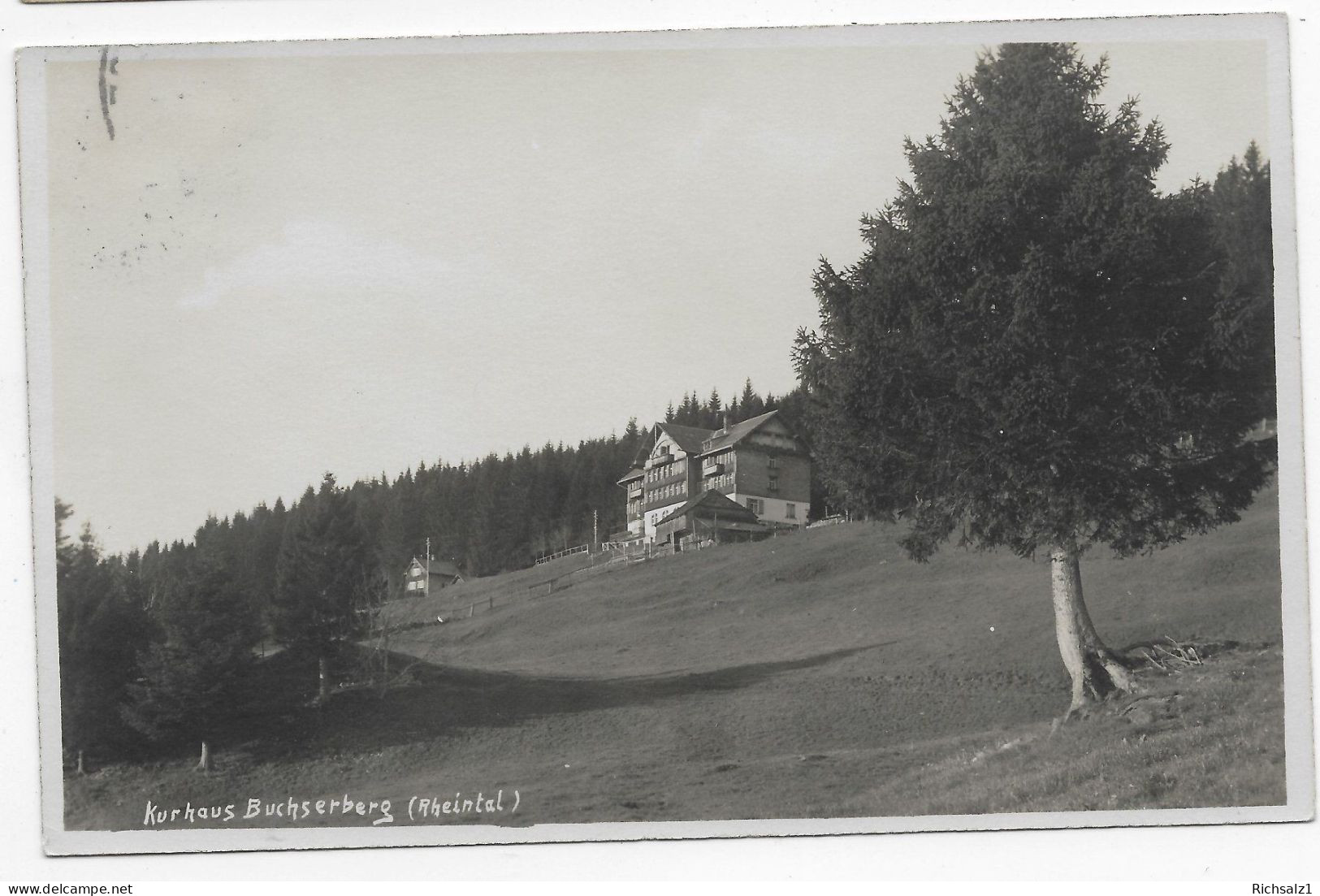 Heimat St.Gallen :  Hotel & Kurhaus Buchserberg Um 1926, Erbaut 1926, Abgerissen 2013 - Buchs