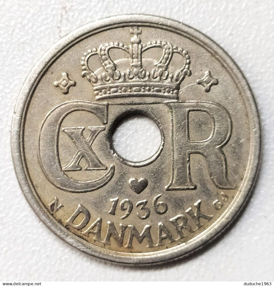 Danemark - 25 Öre 1936 - Dinamarca