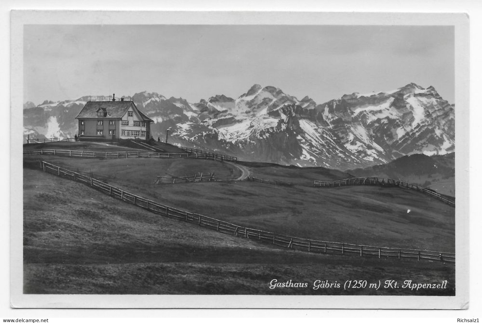 Heimat Appenzell : Ansicht Gasthaus Gäbris Um 1931 - Other & Unclassified