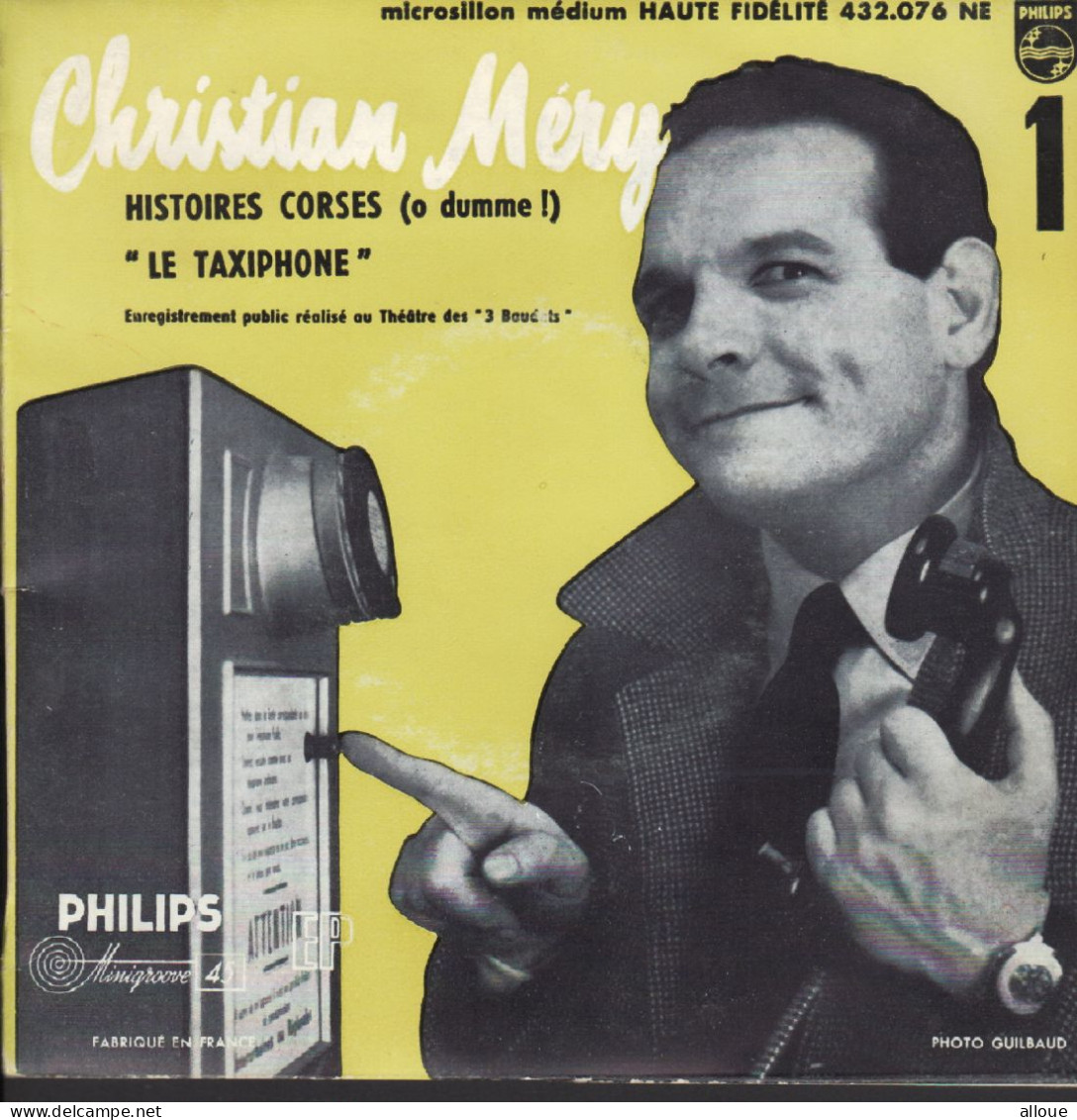 CHRISTIAN MERY - FR EP - HISTOIRES CORSES (O DUMME !) + LE TAXIPHONE - Comiche