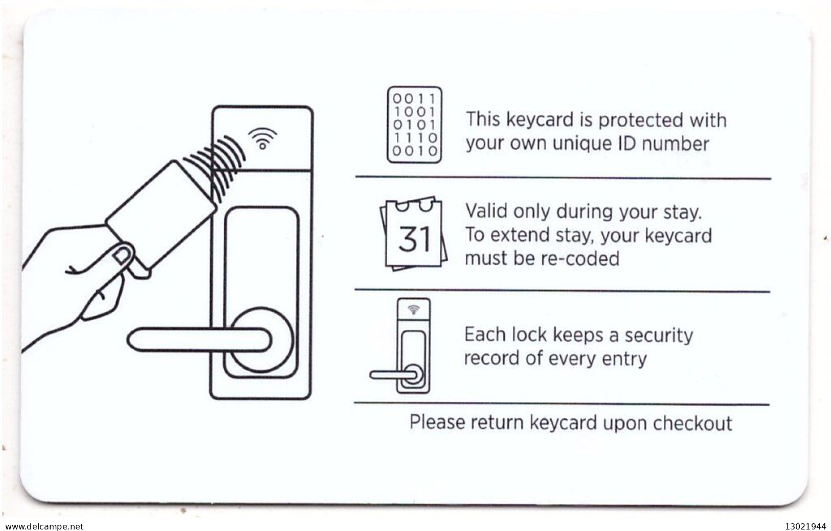 SINGAPORE  KEY HOTEL   Carlton Hotel - Singapore - Cartes D'hotel