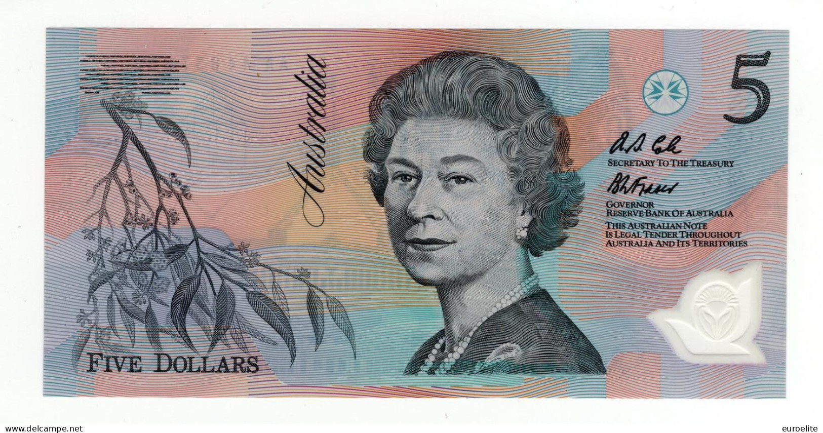 Australia - Elisabetta II (1952-2022) 1 Dollaro 1983 - 1974-94 Australia Reserve Bank (papier)