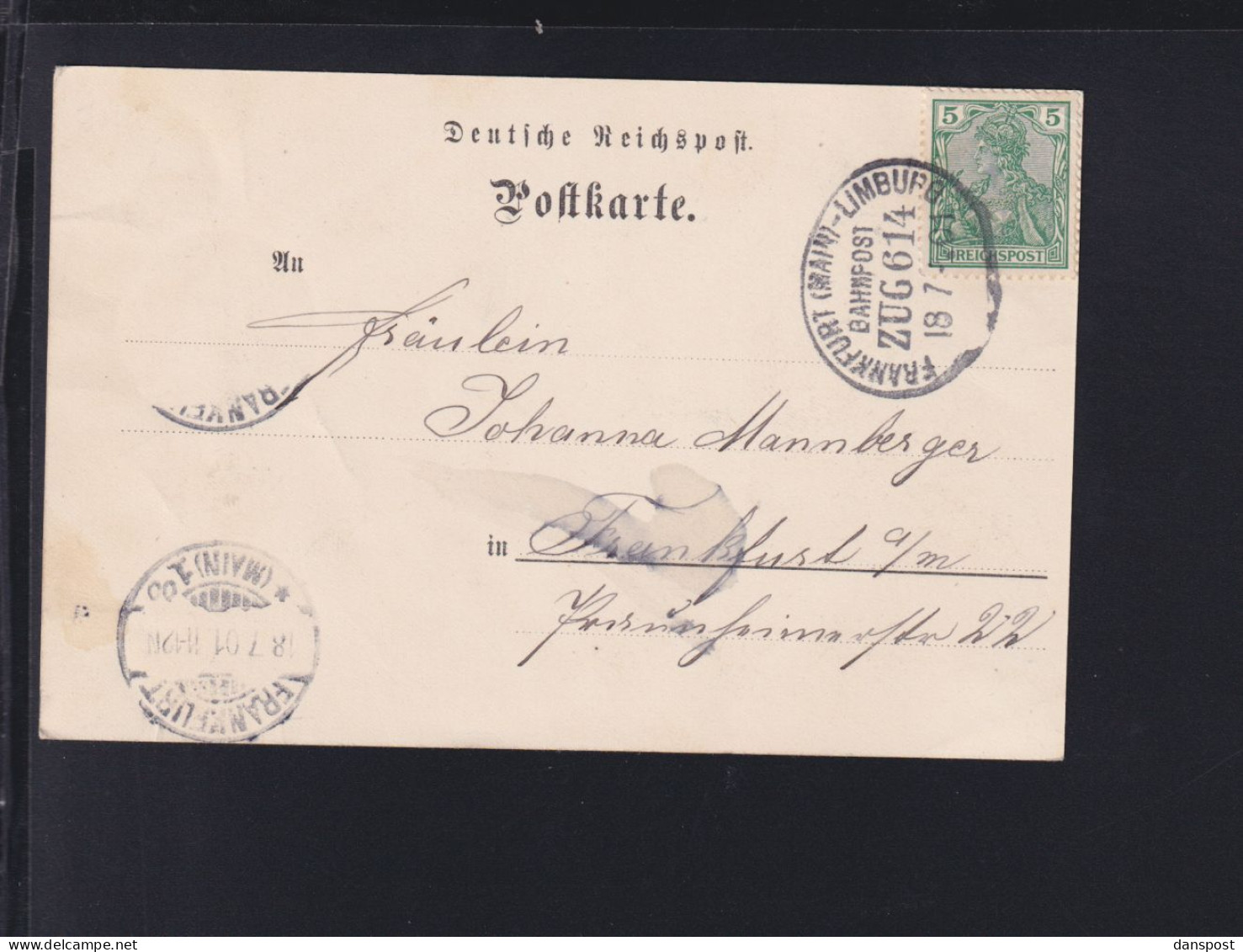 Dt. Reich AK Hofheim Gastwirtschaft Kyritz 1901 - Hofheim