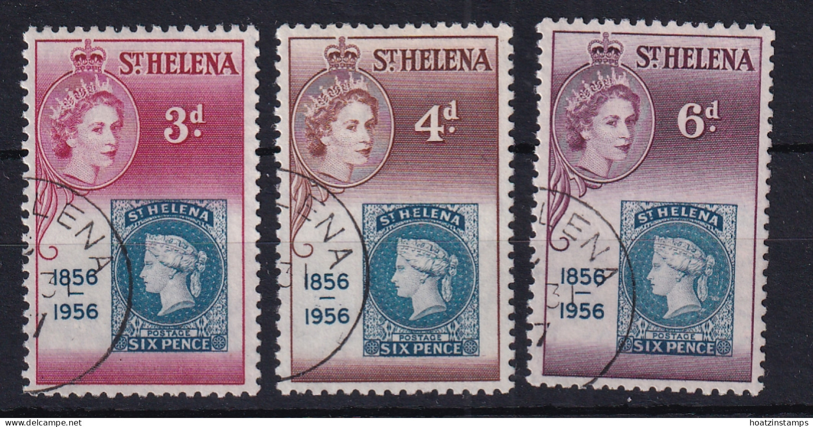 St Helena: 1956   Stamp Centenary       Used - St. Helena