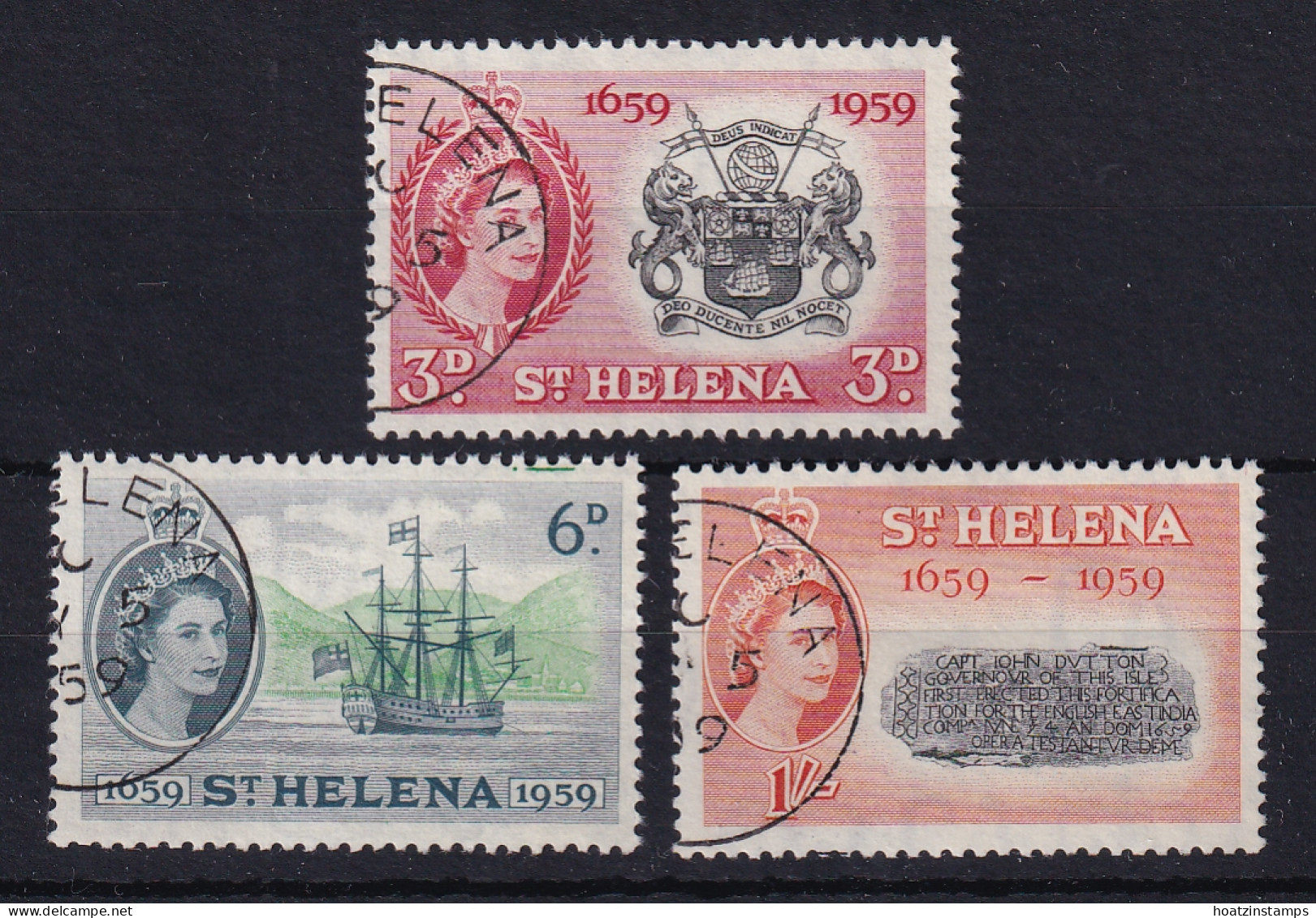 St Helena: 1959   Tercentenary Of Settlement       Used - Sint-Helena