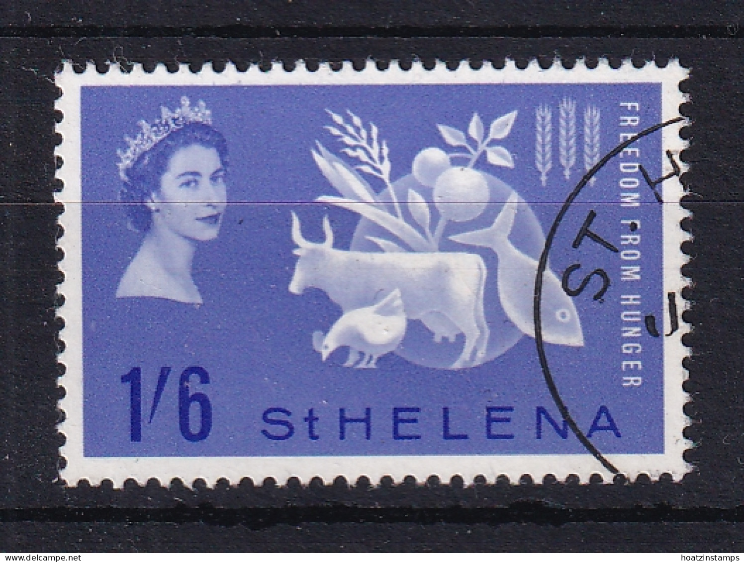 St Helena: 1963   Freedom From Hunger       Used - Isla Sta Helena