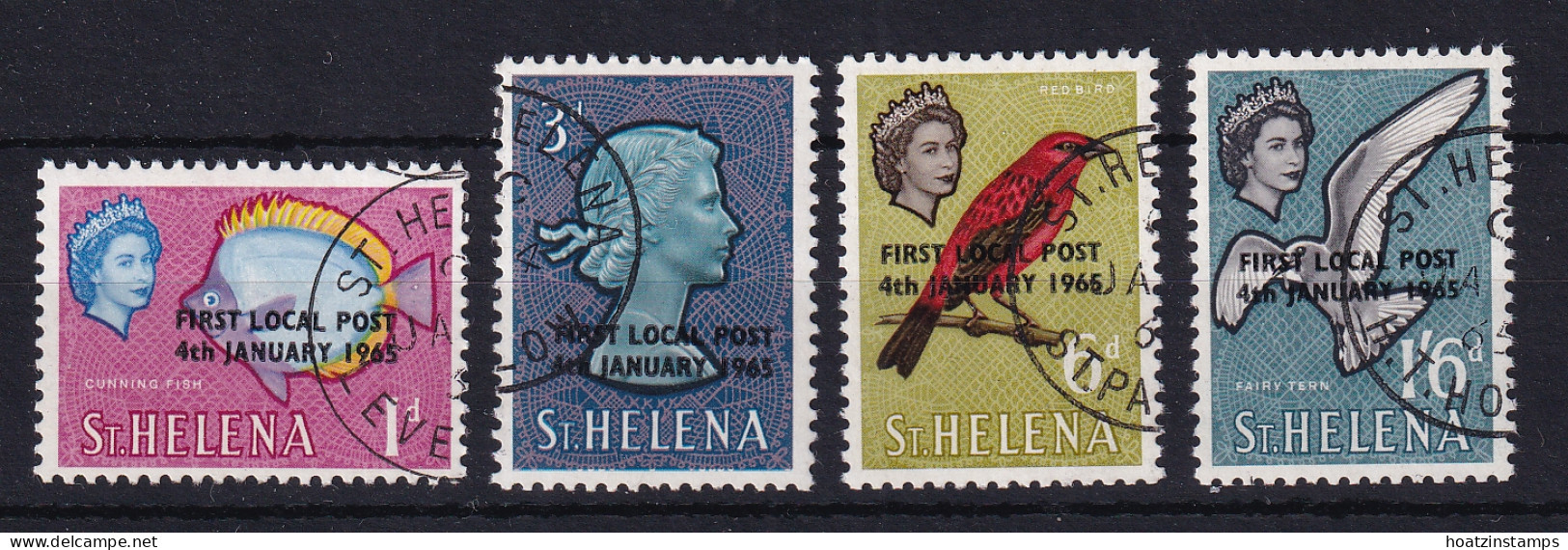 St Helena: 1965   First Local Post Office OVPT       Used - Saint Helena Island