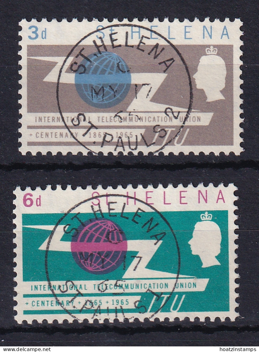 St Helena: 1965   I.T.U. Centenary      Used - Saint Helena Island