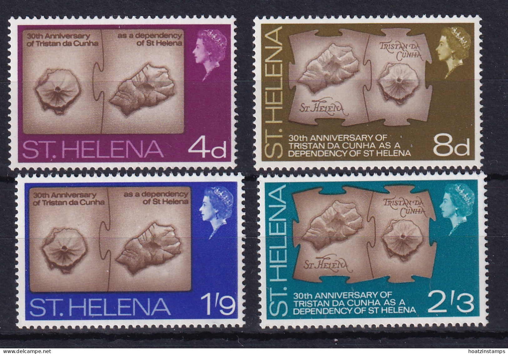 St Helena: 1968   30th Anniv Of Tristan Da Cunha As Dependency Of St Helena       MNH - St. Helena