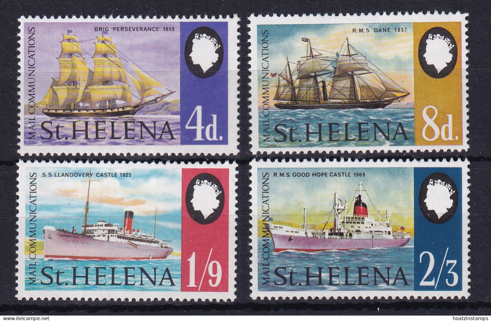 St Helena: 1969   Mail Communications    MNH - Sainte-Hélène