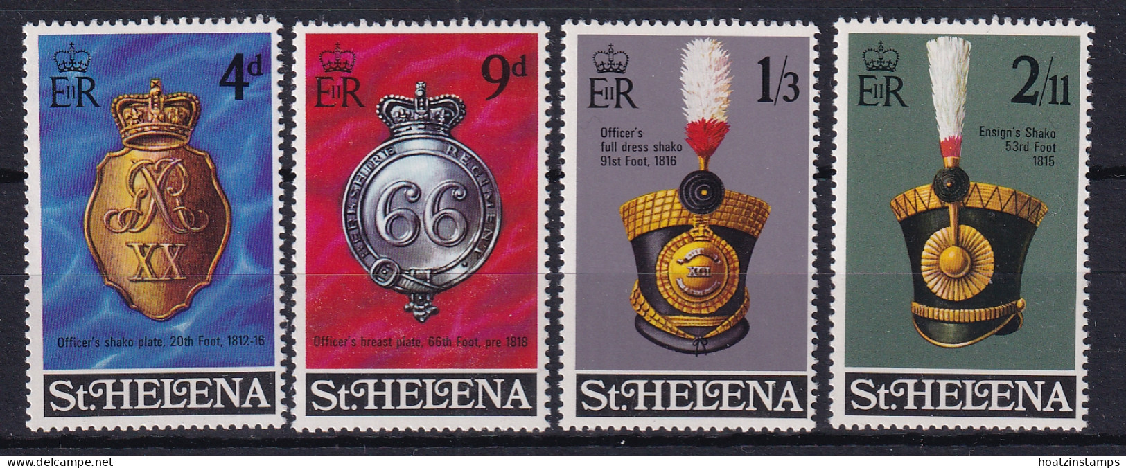 St Helena: 1970   Military Equipment (Issue 1)    MNH - Sainte-Hélène