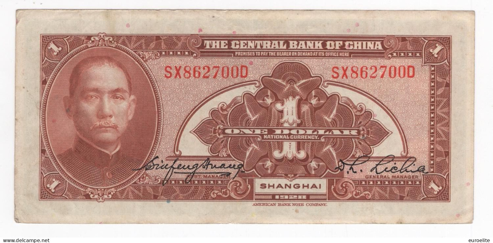 Cina - Repubblica - 1 Dollaro - Chine