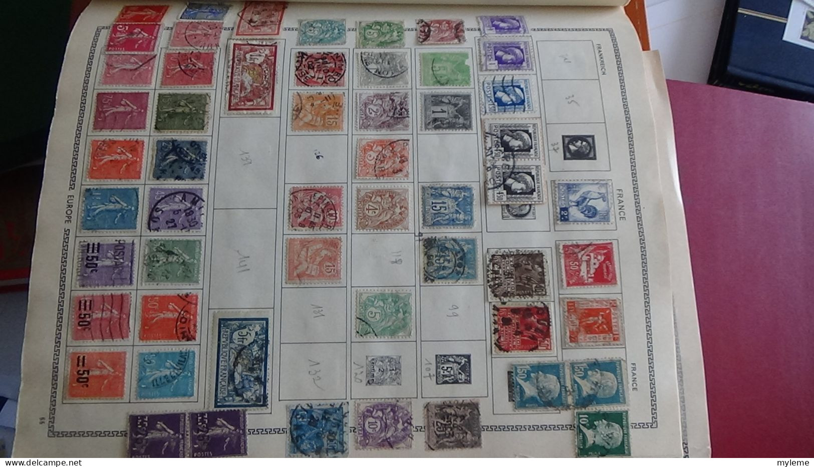 AZ146 Album De Timbres Oblitérés (toutes Les Photo N'ont Pas été Prises + Plaquette De Timbres ** De France. A Saisir !! - Collezioni (in Album)