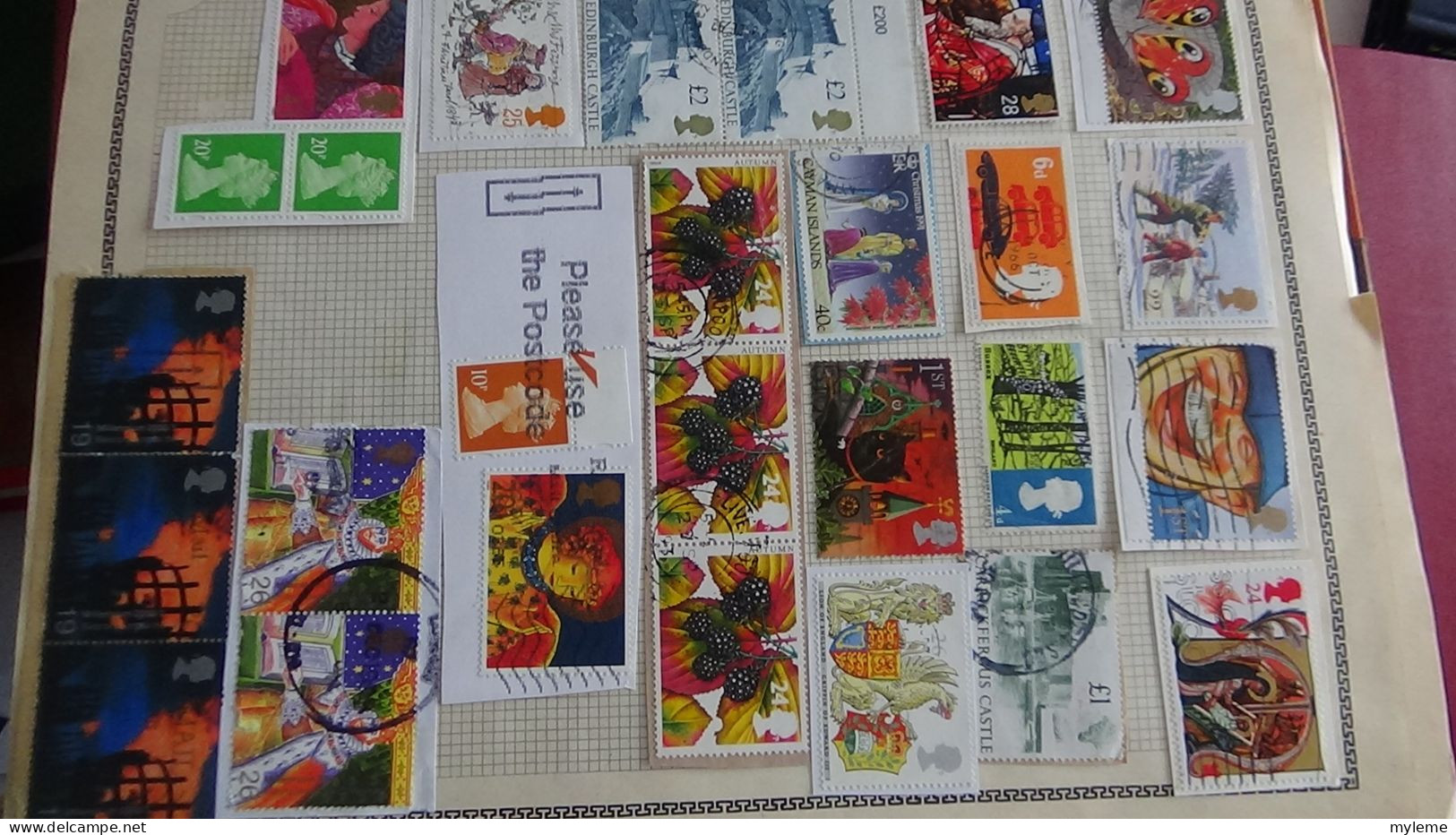 AZ146 Album de timbres oblitérés (toutes les photo n'ont pas été prises + plaquette de timbres ** de France. A saisir !!