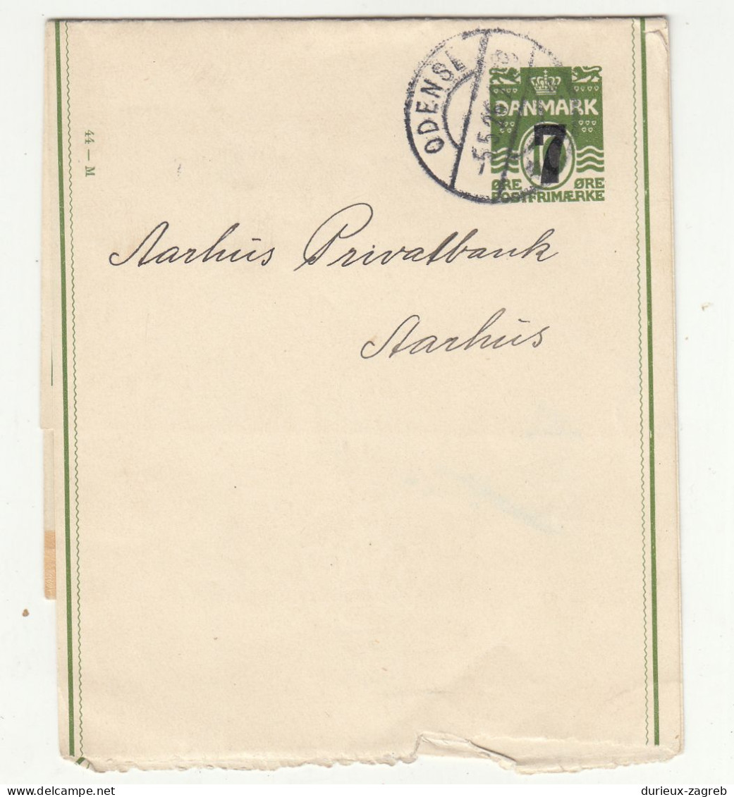 Denmark Postal Stationery Newspaper Wrapper Posted 1926 Odense B240401 - Postwaardestukken