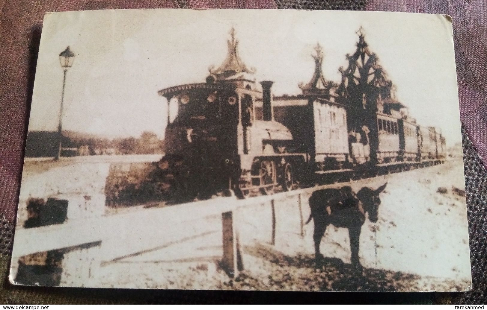 Egypt, Old Post Card Of The Khedive Abbas Helmy Train In Egypt. Unused - Autres & Non Classés