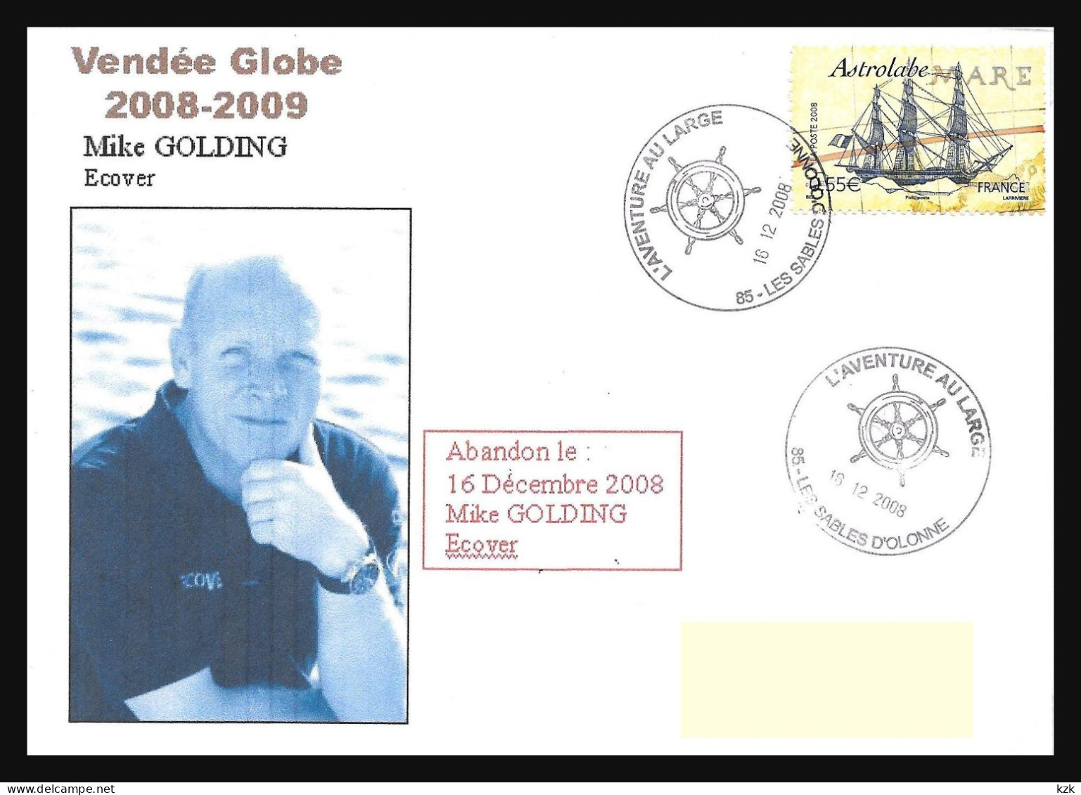 1 19	129/130		Vendée Globe 2008/09	-	Mike Golding Sur Ecover - Sailing