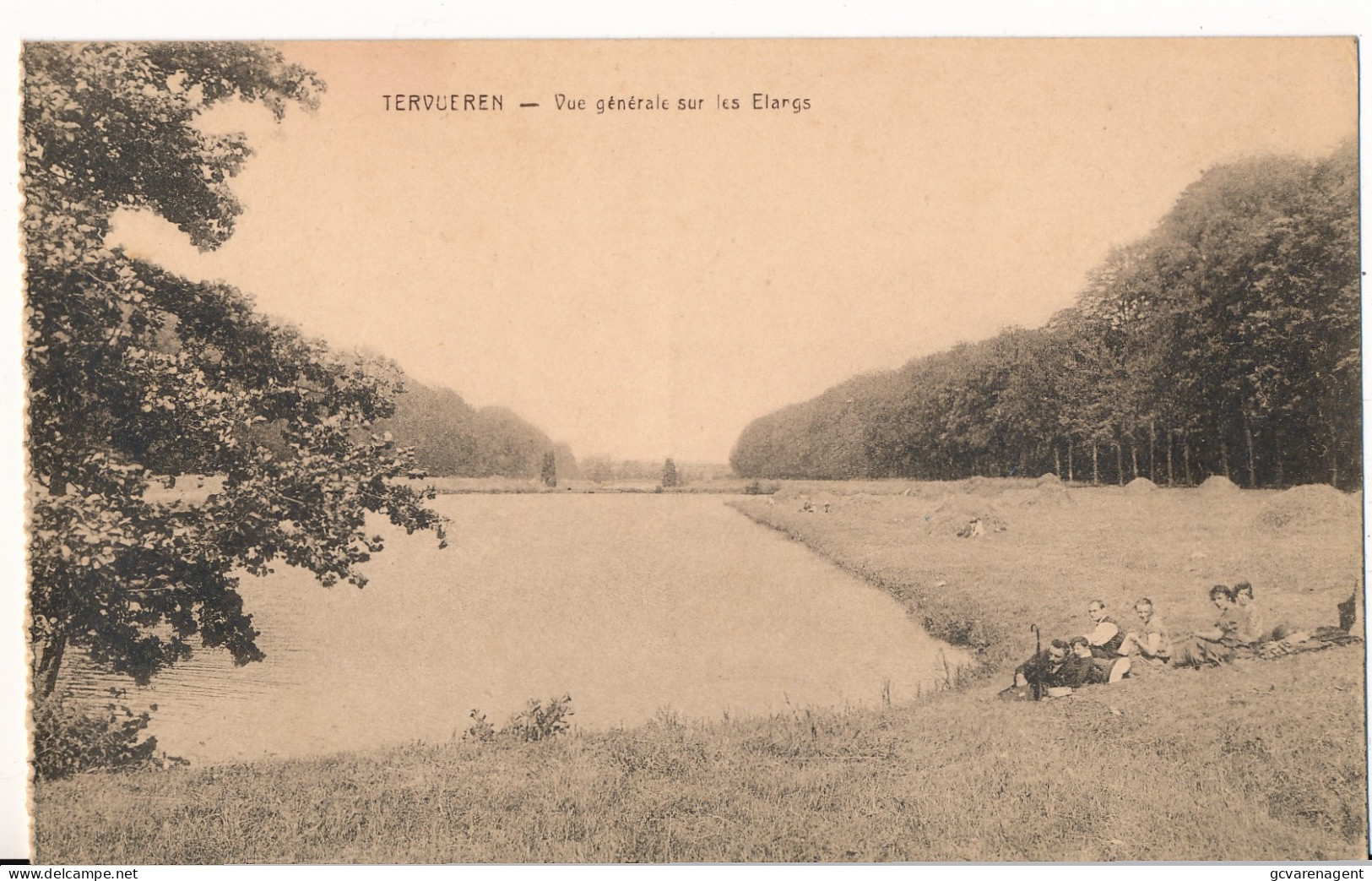 TERVUREN  VUE GENERALE SUR LES ETANGS              2 AFBEELDINGEN - Tervuren