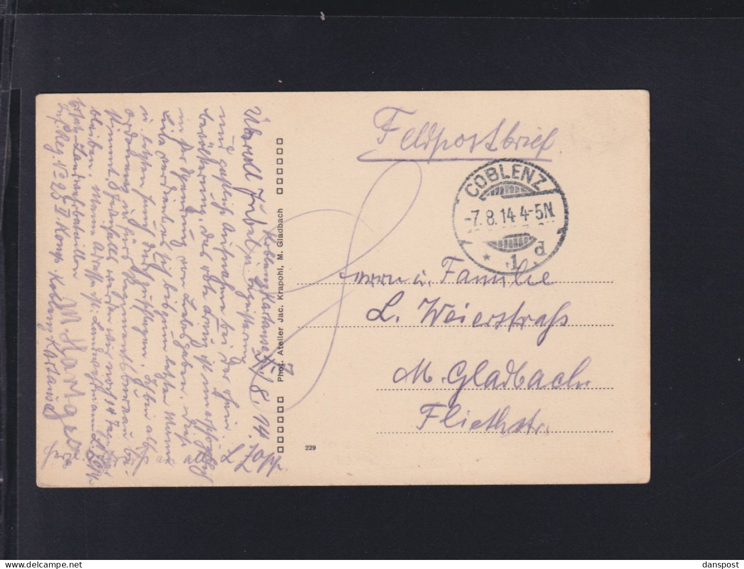 Dt. Reich AK Brennerei Hartges Burgwaldniel Birgen Schwarmtal 1914 - Viersen