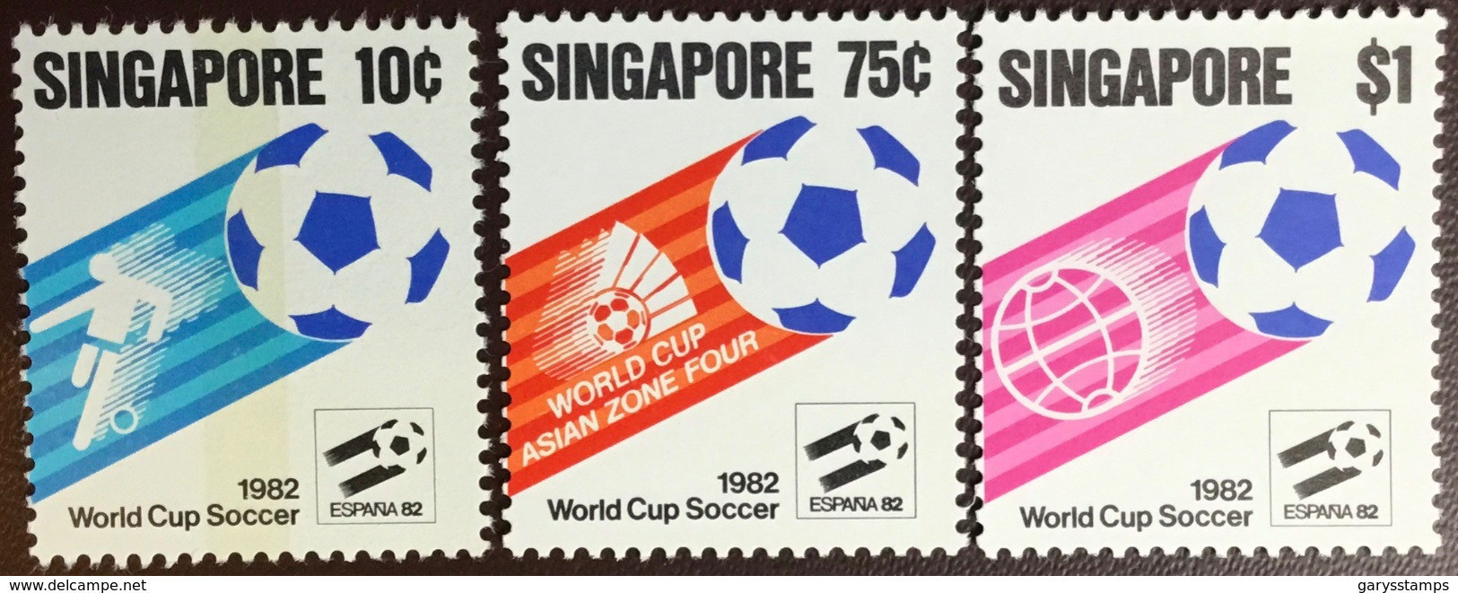 Singapore 1982 World Cup MNH - Singapore (1959-...)