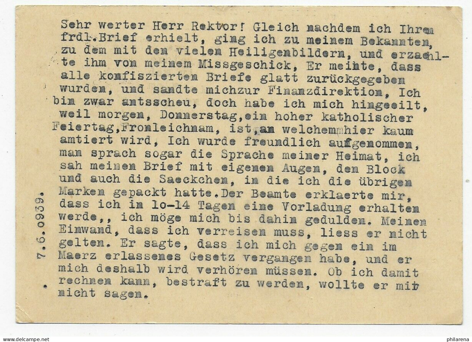 Bratislava 1939 Nach Buddenhagen über Anklamm Haus Sonnenheim, P1 Ganzsache - Sonstige & Ohne Zuordnung