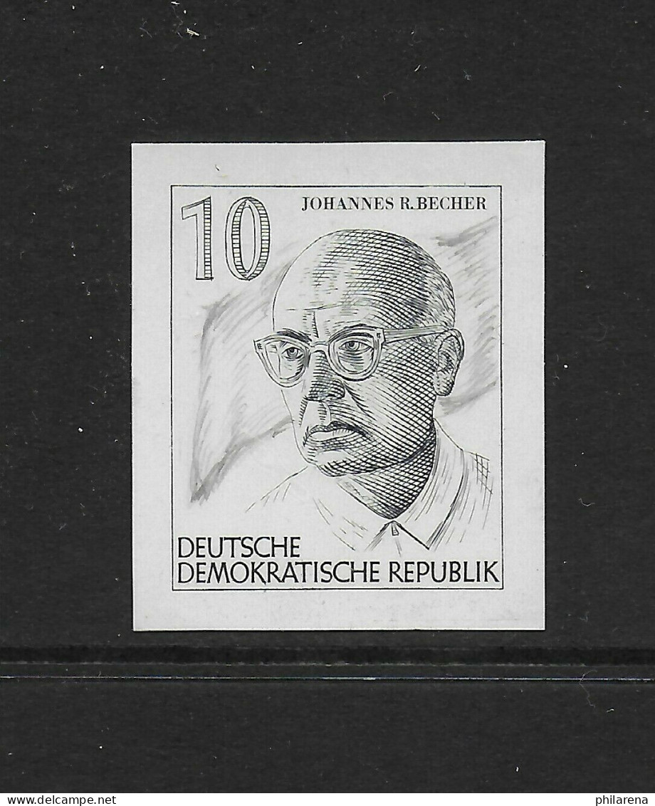 DDR Probedruck Johannes R. Becher - Ungebraucht