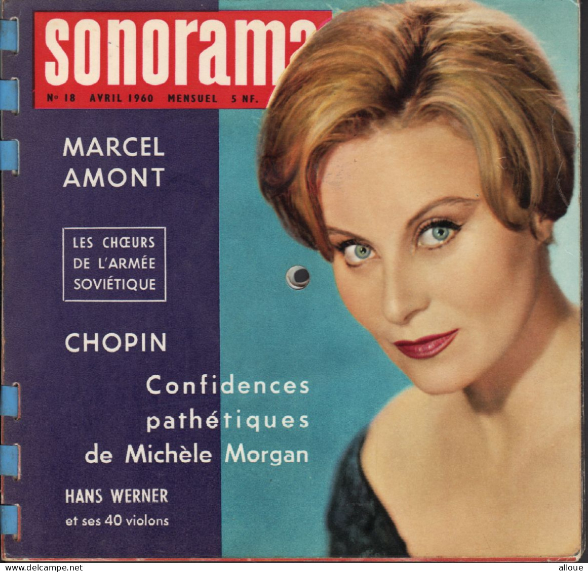 SONORAMA N° 18 04-60 MICHELE MORGAN-MARCEL AMONT-JEANNE MOREAU-FRANCOISE SAGAN-VALERIE LAGRANGE - Collectors