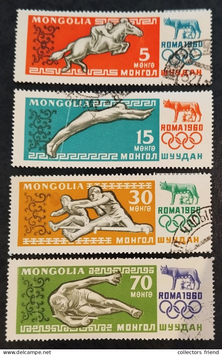 Mongolia Mongolei - Olympia Olimpiques Olympic Games -  Rome'60 - Used - Summer 1960: Rome