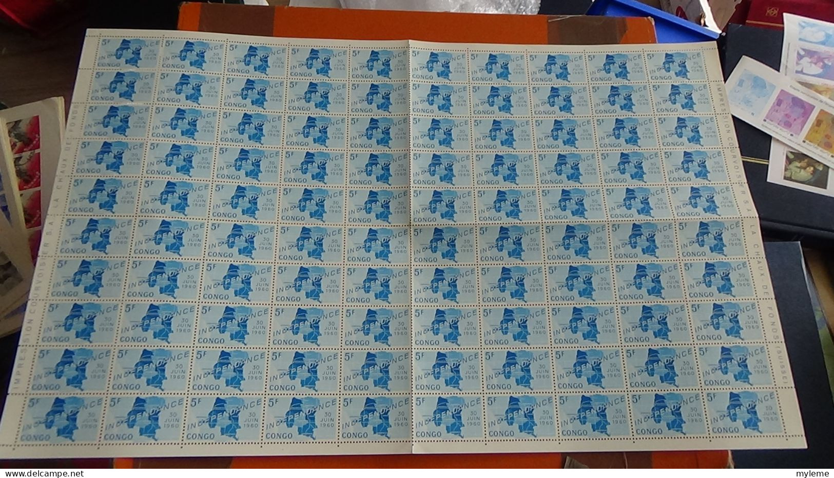 AZ150 Congo Indépendance En Feuilles Pliées **  A Saisir !! - Collections (with Albums)