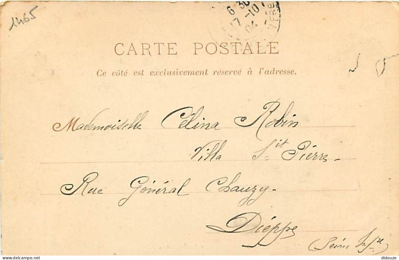 76 - Envermeu - Hybouville - Le Château - Précurseur - Oblitération Ronde De 1904 - CPA - Voir Scans Recto-Verso - Envermeu