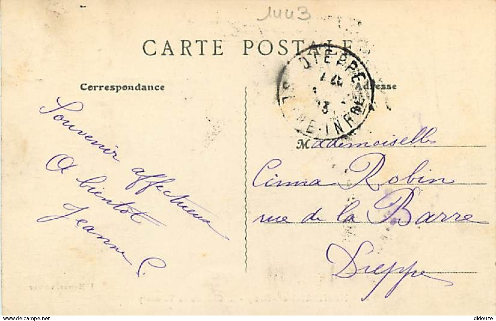 76 - Neufchatel En Bray - Le Château De Valboury - Oblitération Ronde De 1913 - CPA - Voir Scans Recto-Verso - Neufchâtel En Bray