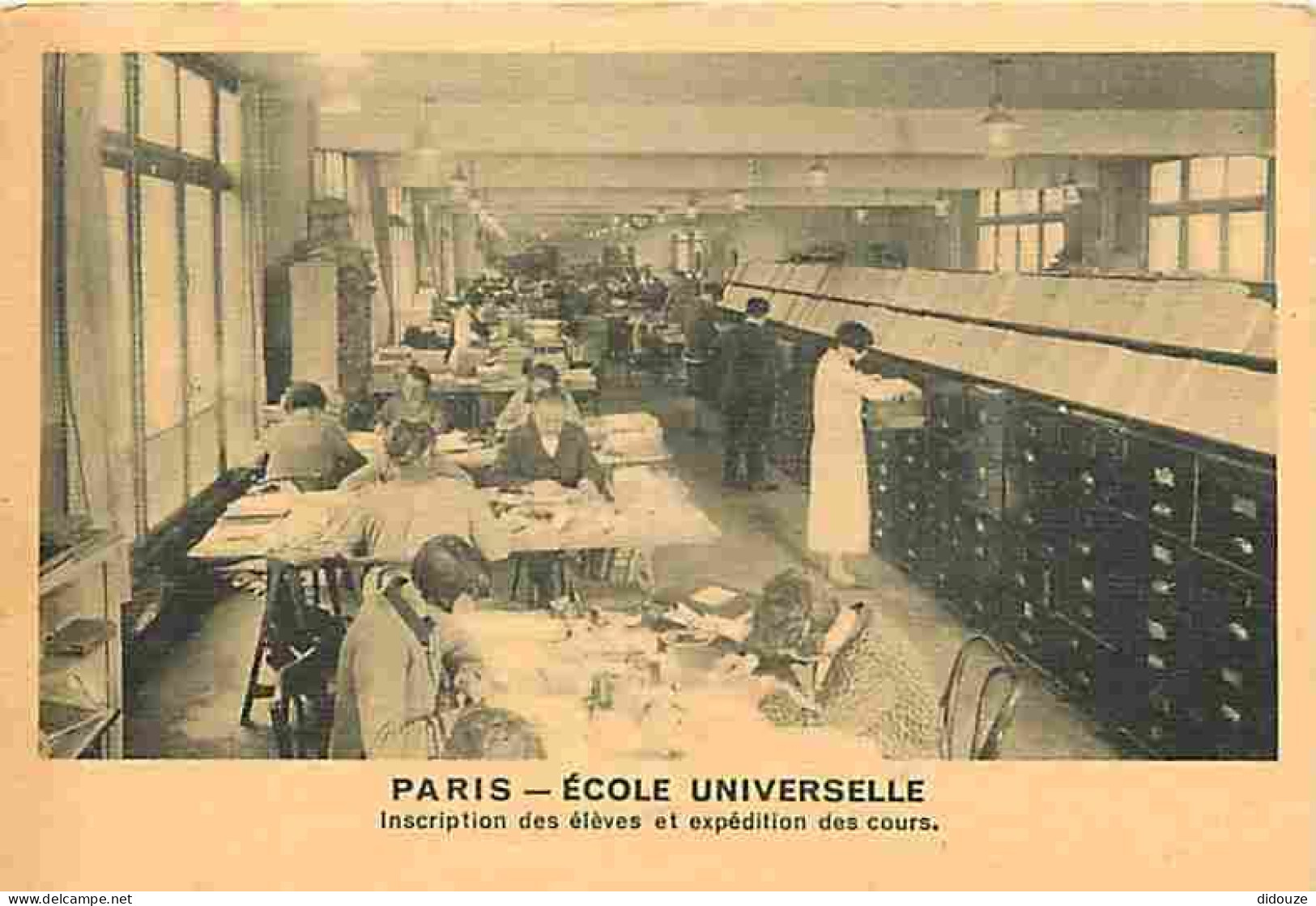 Ecoles - Paris - Ecole Universelle - Inscription Des élèves Et Expédition Des Cours - Animée - CPA - Voir Scans Recto-Ve - Scuole