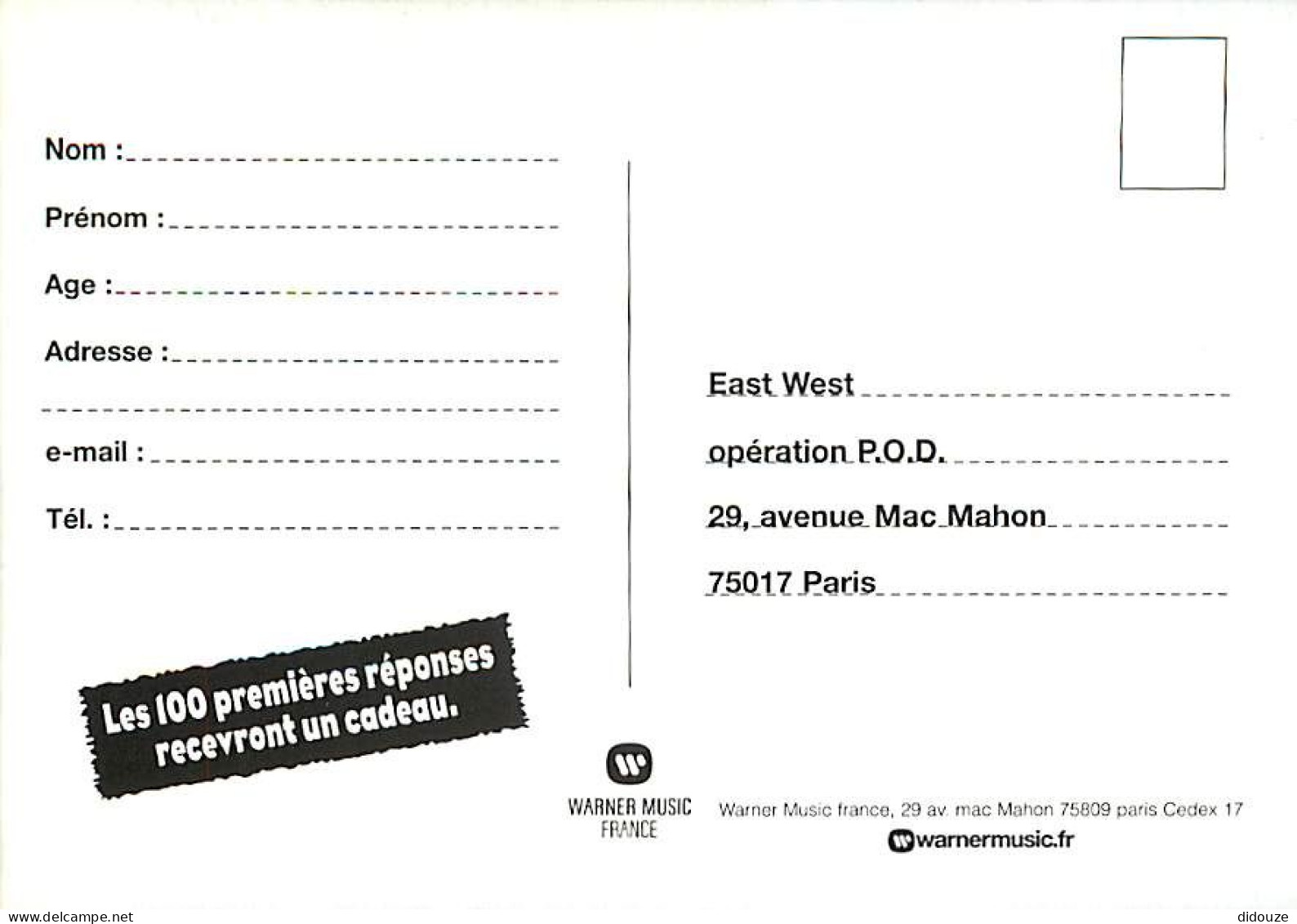 Musique - P.O.D. - Carte Neuve - CPM - Voir Scans Recto-Verso - Musik Und Musikanten