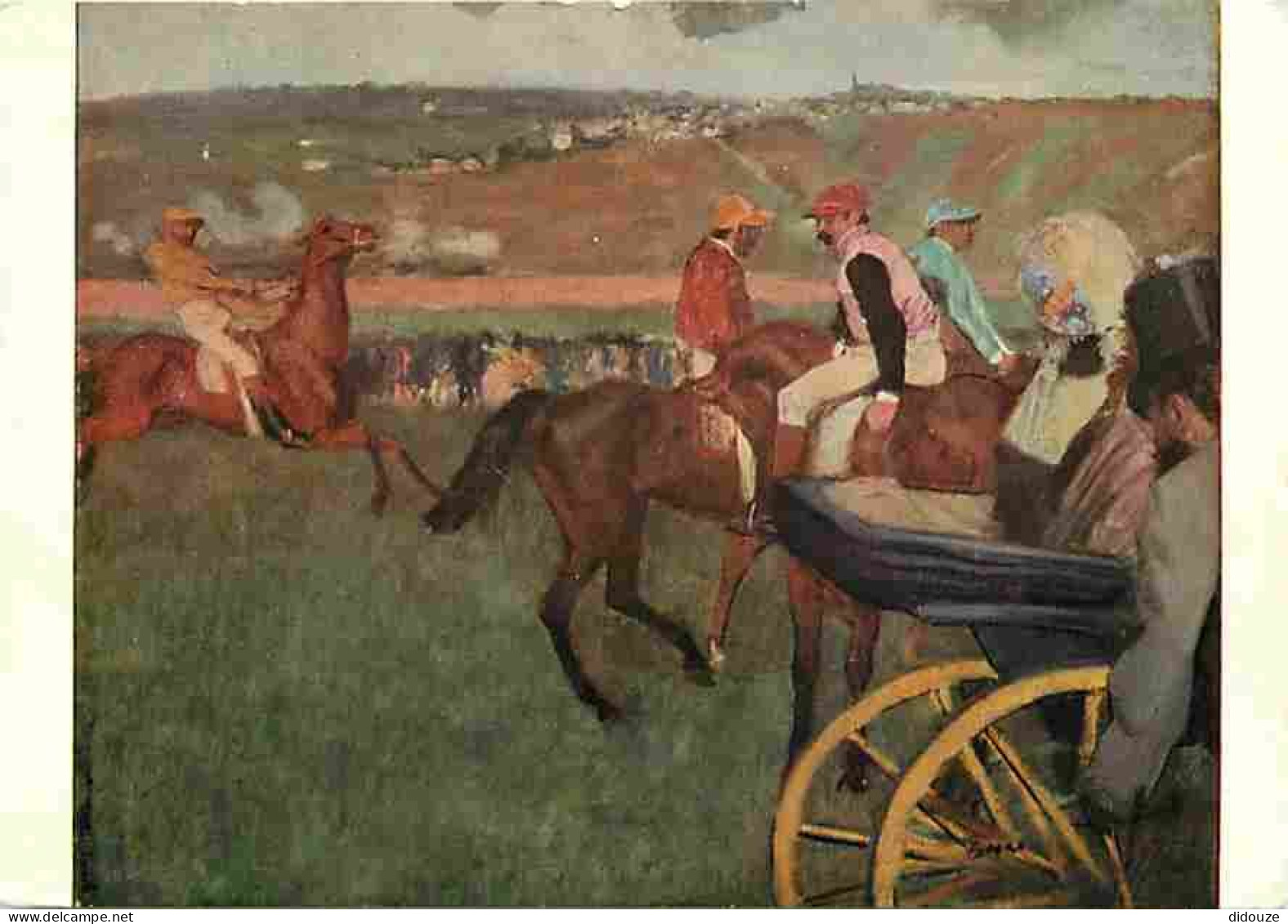 Art - Peinture - Edgar Degas - Champ De Courses - Carte Neuve - CPM - Voir Scans Recto-Verso - Malerei & Gemälde
