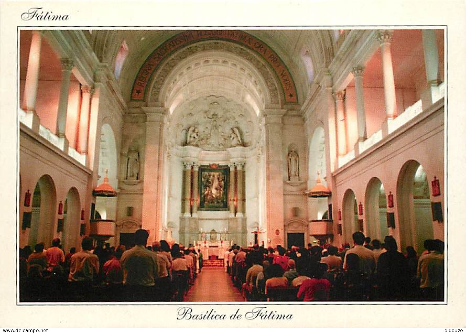 Portugal - Fatima - Basilica - Intérieur De La Basilique - CPM - Carte Neuve - Voir Scans Recto-Verso - Santarem